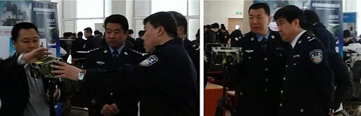 民警們體驗(yàn)保千里夜視儀